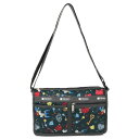 LeSportsac レスポートサック ショルダーバッグ 7519 DELUXE SHOULDER SATCHEL E465 KEEPSAKE MEMORY