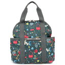 レスポートサック リュックサック レディース LeSportsac 2442 DOUBLE TROUBLE BACKPACK E465 KEEPSAKE MEMORY