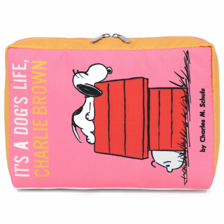 レスポートサック ポーチ レディース LeSportsac 4225 BOOK POUCH E960 SNOOPY PAL BOOK POUCH