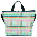 [割引クーポン]LeSportsac レスポートサック トートバッグ 4360 DELUXE EASY CARRY TOTE E875 MASON MADRAS