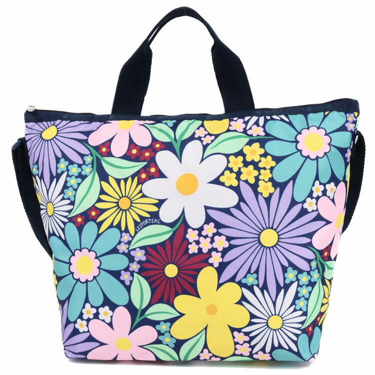 レスポートサック トートバッグ レディース LeSportsac 4360 DELUXE EASY CARRY TOTE E877 FLOWER POP