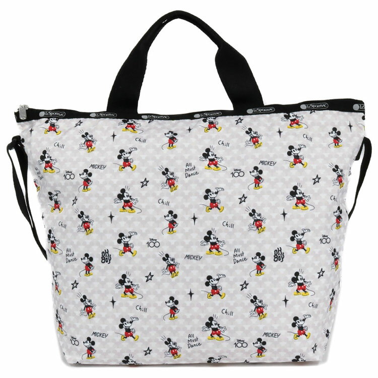 トートバッグ レスポートサック トートバッグ レディース LeSportsac 4360 DELUXE EASY CARRY TOTE L134 DISNEY 100 MICKEY