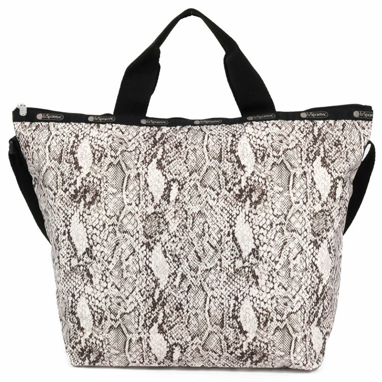 レスポートサック トートバッグ レディース LeSportsac 4360 DELUXE EASY CARRY TOTE U275 CLASSIC PYTHON IVORY