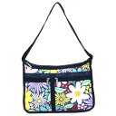 割引クーポン LeSportsac レスポートサック ショルダーバッグ 7507 DELUXE EVERYDAY BAG E877 FLOWER POP