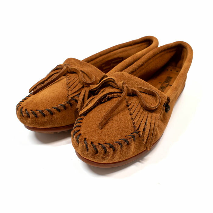 ミネトンカ モカシン キルティ スエード シューズ MINNETONKA kilty 402 BROWN