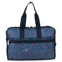 LeSportsac レスポートサック ボストンバッグ 4318 DELUXE MED WEEKENDER U228 DENIM STRAWBERRY