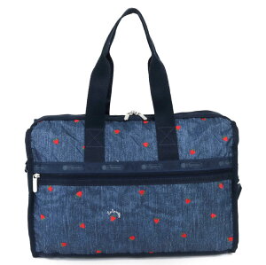 LeSportsac 쥹ݡȥå ܥȥХå 4318 DELUXE MED WEEKENDER U228 DENIM STRAWBERRY