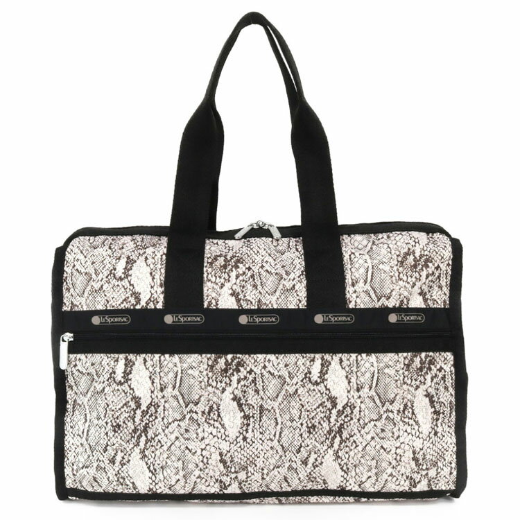 レスポートサック ボストンバッグ レディース LeSportsac 4318 DELUXE MED WEEKENDER U275 CLASSIC PYTHON IVORY