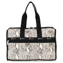 ボストンバッグ LeSportsac レスポートサック ボストンバッグ 4318 DELUXE MED WEEKENDER U275 CLASSIC PYTHON IVORY