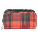 LeSportsac レスポートサック ポーチ 6511 RECTANGULAR COSMETIC E944 RED TARTAN