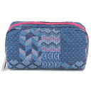 LeSportsac レスポートサック ポーチ 6511 RECTANGULAR COSMETIC E949 PATCHWORK KNIT