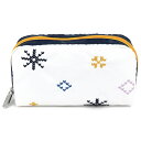 レスポートサック ポーチ レディース LeSportsac 6511 RECTANGULAR COSMETIC E951 FAIR ISLE IVORY EMB