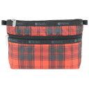 LeSportsac レスポートサック ポーチ 7105 COSMETIC CLUTCH E944 RED TARTAN