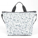 LeSportsac レスポートサック トートバッグ 4360 DELUXE EASY CARRY TOTE E975 FLORAL BIRDS AND CATS