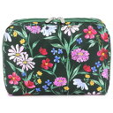 LeSportsac レスポートサック ポーチ 7121 EXTRA LARGE RECTANGULAR COSMETIC E984 WATERCOLOR GARDEN