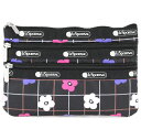 LeSportsac レスポートサック ポーチ 7158 3 ZIP COSMETIC HA75 FLORAL PLAID