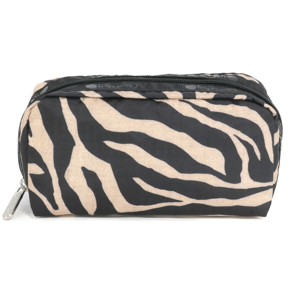 LeSportsac レスポートサック ポーチ 6511 RECTANGULAR COSMETIC HC94 RAFFIA ZEBRA