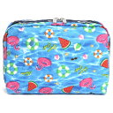 LeSportsac レスポートサック ポーチ 7121 EXTRA LARGE RECTANGULAR COSMETIC HD12 SUMMER PARTY