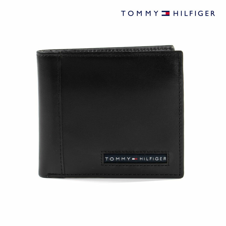 トミー ヒルフィガー 財布（メンズ） トミーヒルフィガー 財布 31TL25X023 メンズ 二つ折り財布 レザー TOMMY HILFIGER CAMBRIDGE ケンブリッジ