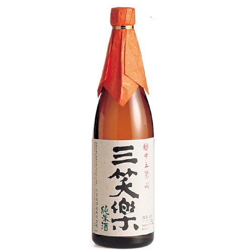 三笑楽　純米　720ml　（日本酒 地酒 富山 お酒 北陸 五箇山）