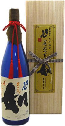 常きげん 山廃大吟醸古酒　如　1800ml（日本酒 地酒 酒 石川 ギフト）