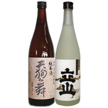 こだわりの日本酒ギフト こだわりの　北陸地酒セット　（77）・・≪天狗舞 山廃純米＆立山 純米大吟醸 雨晴≫720ML2本セット 父の日 母の日 お歳暮 お中元