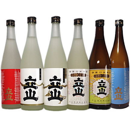 立山　飲み比べ　720ML6本　セット（立山本醸造＆立山特別純米＆立山兵庫県 山田錦 純米吟醸＆立山雨晴＆大吟醸立山＆立山吟醸）