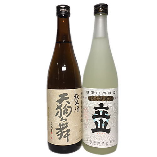 こだわりの日本酒ギフト こだわりの北陸地酒セット（6）・・≪立山兵庫県山田錦純米吟醸＆天狗舞山廃純米≫720ml2本セット　地酒　日本酒　セット　富山　石川