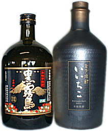 芋、麦焼酎飲みくらべ720ml2本セット・・≪黒霧島720ml＆いいちこ民陶くろびん720ml≫