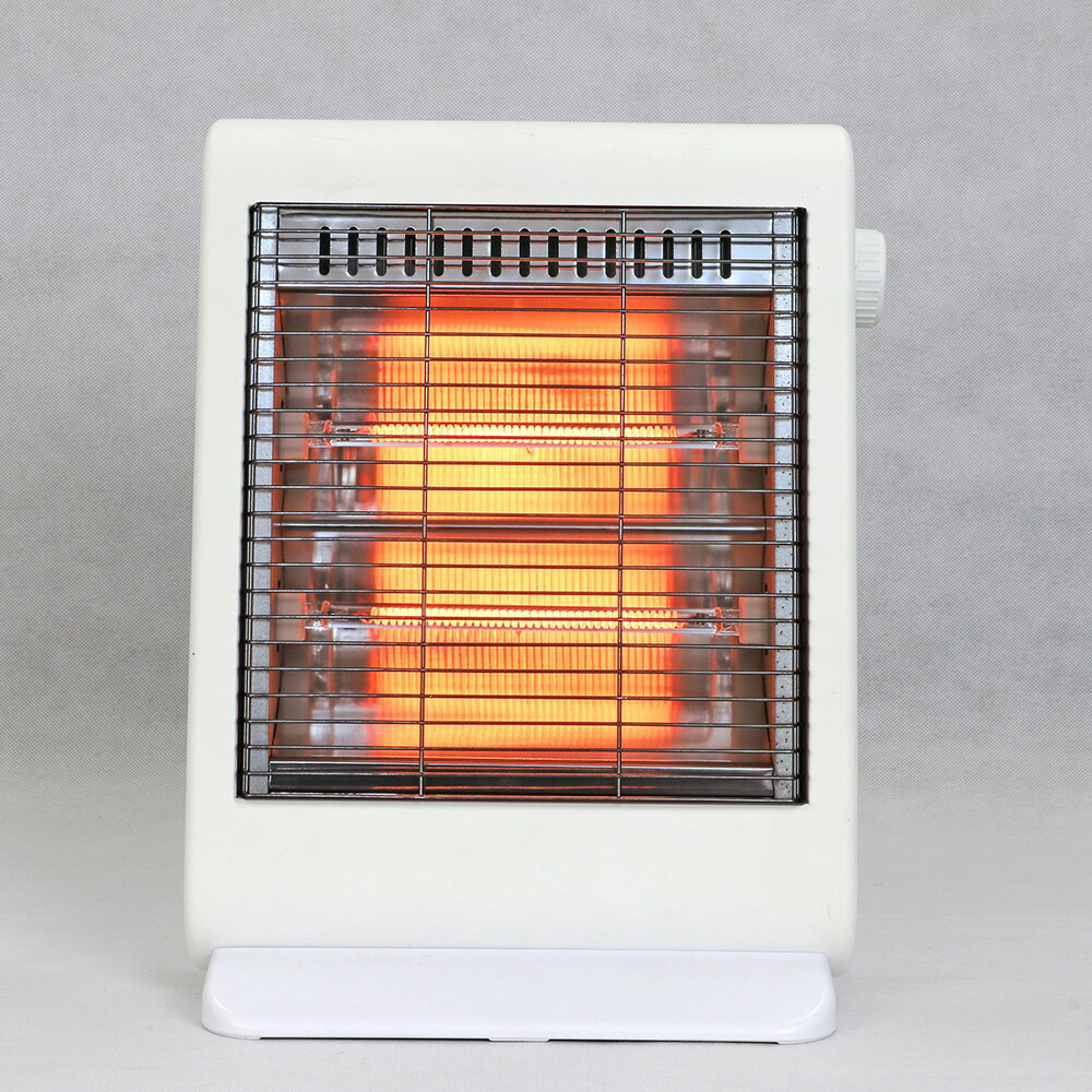 横2灯カーボンヒーターSKJ-WM60C（W） 家電 コンパクト 遠赤 ルームサーモ 安全機能【送料込み】【お届..