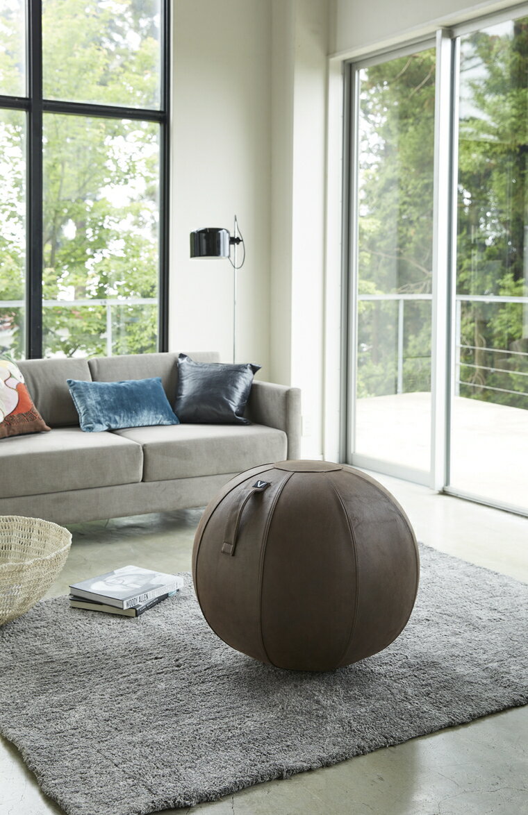 ビボラ Vivora シーティングボール ルーノ レザーレット Leatherette ブラウン 65cm_004932/ ヴィボラ ヴィヴォラ バランスボール チェア 椅子 ストレッチ おしゃれ ダイエット器具 体幹トレーニング エクササイズ ヨガボール ファブリック 高級 二重構造 /通販格安セール情報 楽天 通販