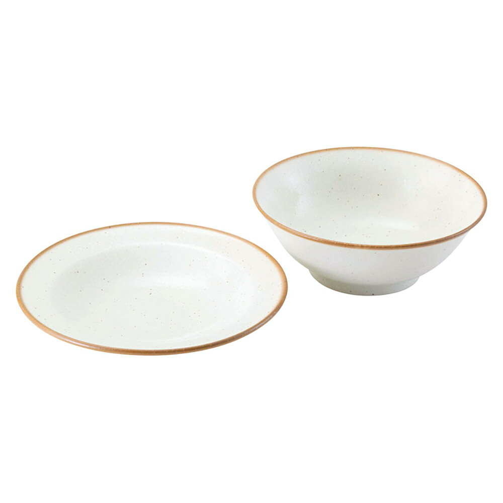 Rakuten - 美濃焼 ビスケ ヌードルボウル&プレート白 20633 K603-07015 食器【送料無料】