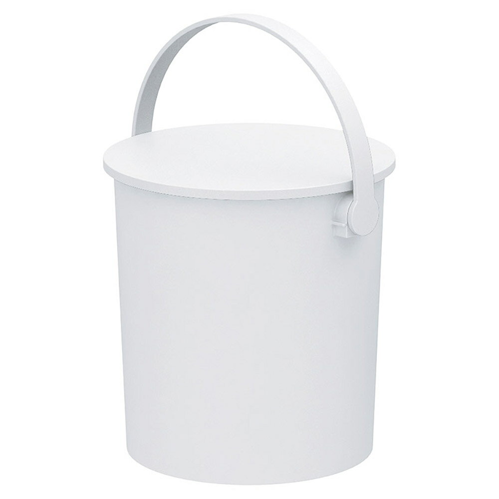 Other - 座れる丸型収納フェルマー15L 1P ホワイト 650052 K603-09640 【送料無料】