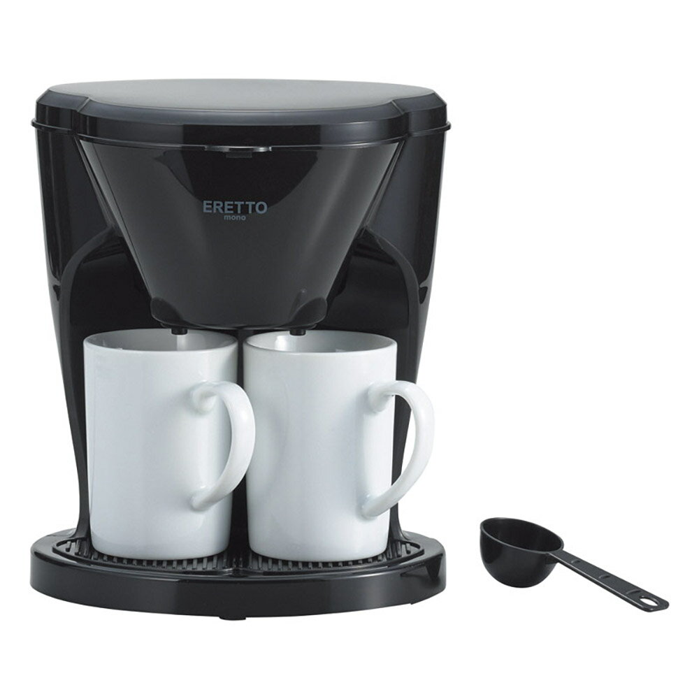 エレットモノ 2CUPコーヒーメーカー コーヒースプーン付 ET-107S K604-06119 キッチン家電【送料無料】