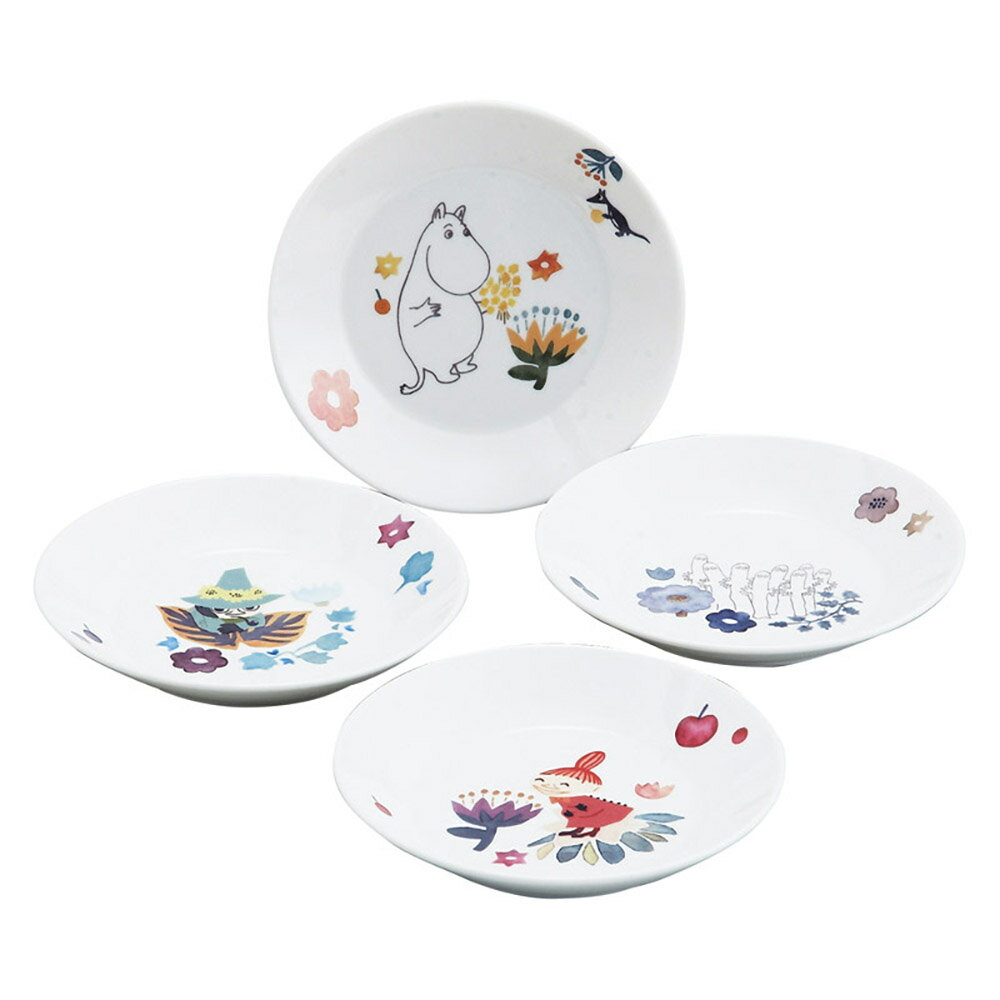 Rakuten - ムーミン ハーバリウム プレート4Pセット MM2100C-190 K604-11324 食器【送料無料】