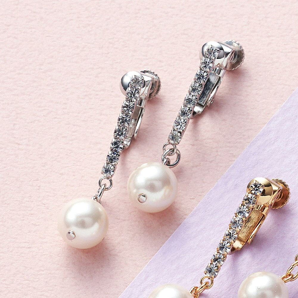 Rakuten - ドゥー ナイスクラップ パールイヤリング シルバー 465-122E-1RH K604-14224 アクセサリー【送料無料】