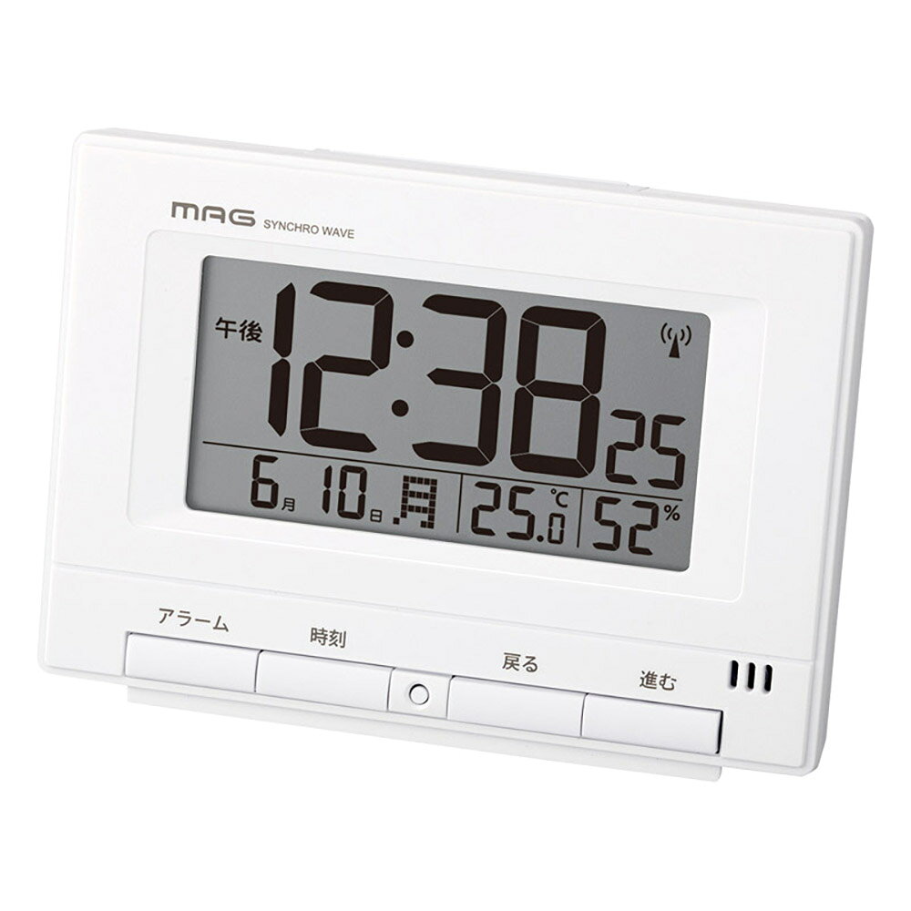 マグ 電波時計ロン T-790 WH-Z K606-10025 時計【送料無料】
