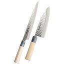 関藤平 鎚起 刺身・出刃包丁2本セット 32056 4142-056 調理器具 包丁セット【送料無料】