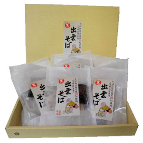 【送料無料】島根県 出雲蕎麦 出雲生そば(そばつゆ付)(1人前×6袋)《ケンミンショー》 常温 /年越し蕎麦 お取り寄せ 通販 お土産 お祝い プレゼント ギフト おすすめ /
