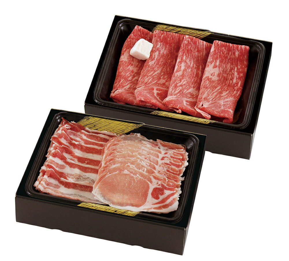 宮崎県産黒毛和牛すきやき肉とおいも豚しゃぶしゃぶ肉 RC-492 【送料無料】 / もも肉 ロース肉 バラ肉 ..