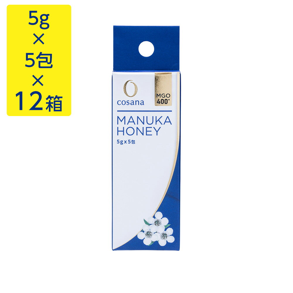 マヌカハニー MgO400+ 5g×5包×12箱 【送料無料】 常温 / はちみつ 蜂蜜 hatimitu お取り寄せ 通販 お土産 おすすめ /