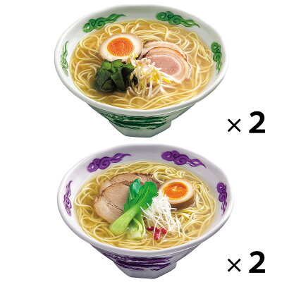 わが街とくさん店 あごだし醤油・岩塩ラーメンセット ×4【送料無料】 / 無添加 国産小麦 福岡県 お取り寄せ 通販 お土産 お祝い プレゼント ギフト おすすめ /