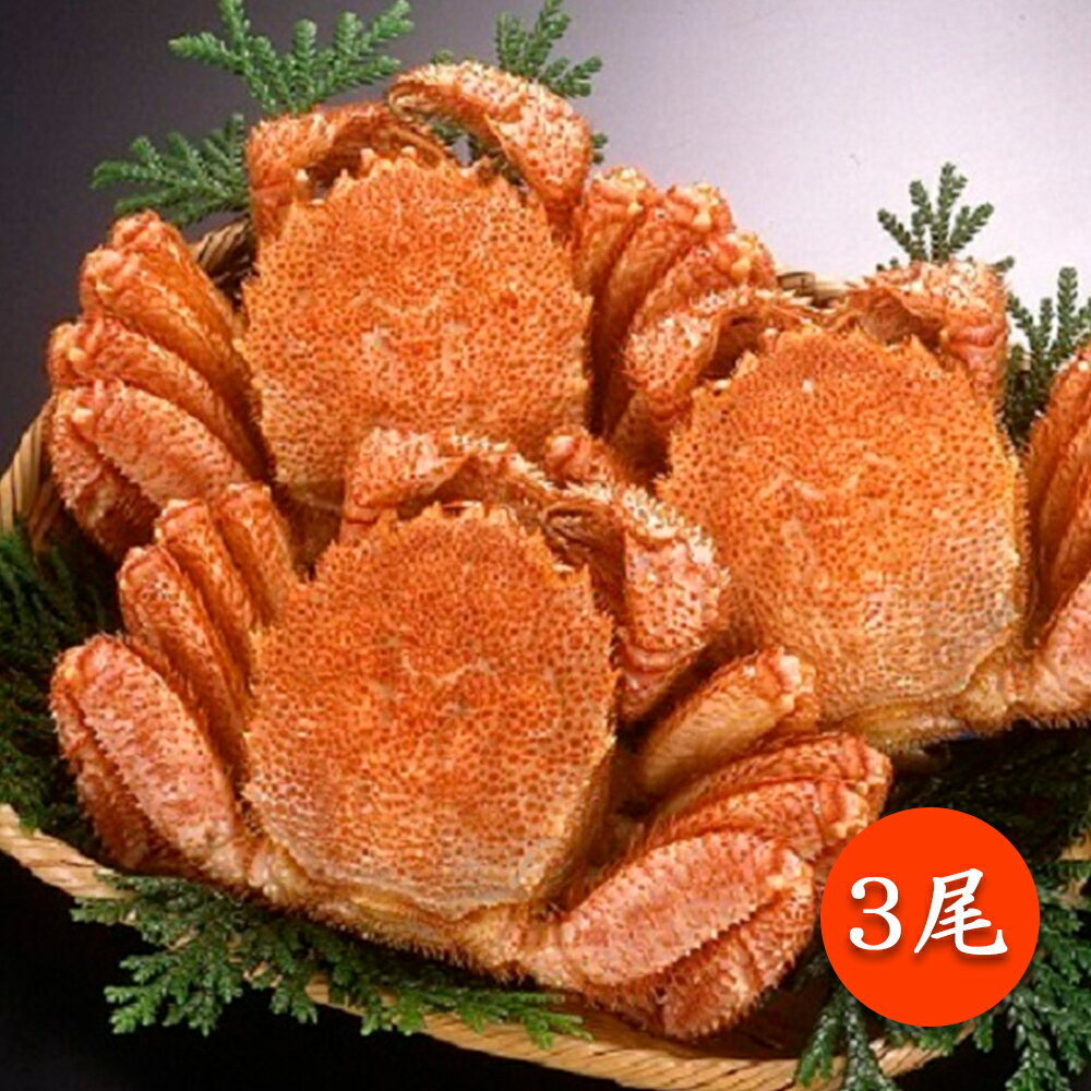 北海道産 冷凍ボイル毛蟹 3尾 1250～1350g【送料無料】【お届け不可地域：沖縄・離島】/ お ...