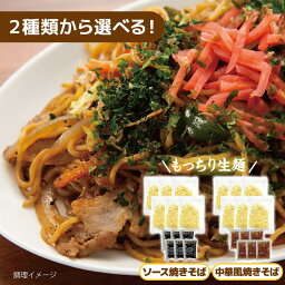 【パンダグッズ対象商品】2種から選べる 生麺焼きそば 6食 ソース焼きそば 中華風焼きそば【送料無料】【ゆうパケットでお届け】