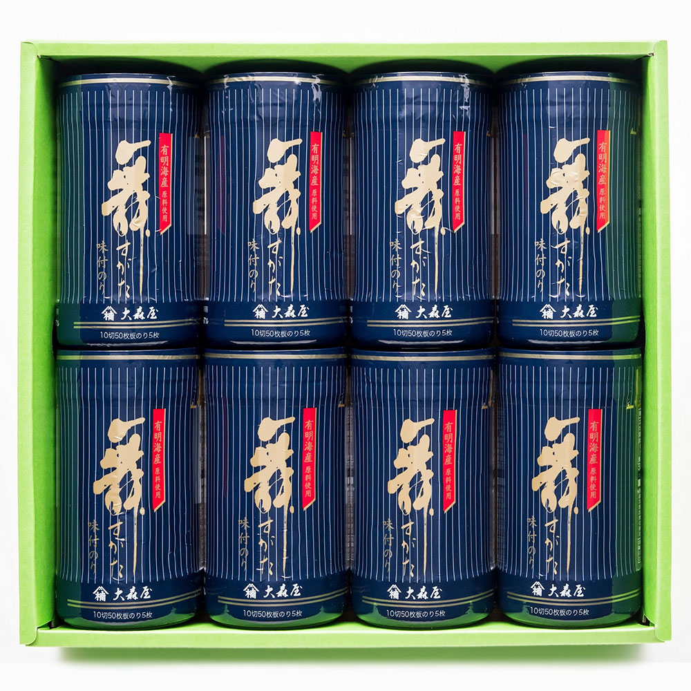 【全品P5倍】特価 セール 大森屋 舞すがた 味のり卓上詰合せ 10枚切50枚×8個 NA-40N 7240-068 【二重包装不可】 海苔 乾物 水産加工品【送料無料】 2