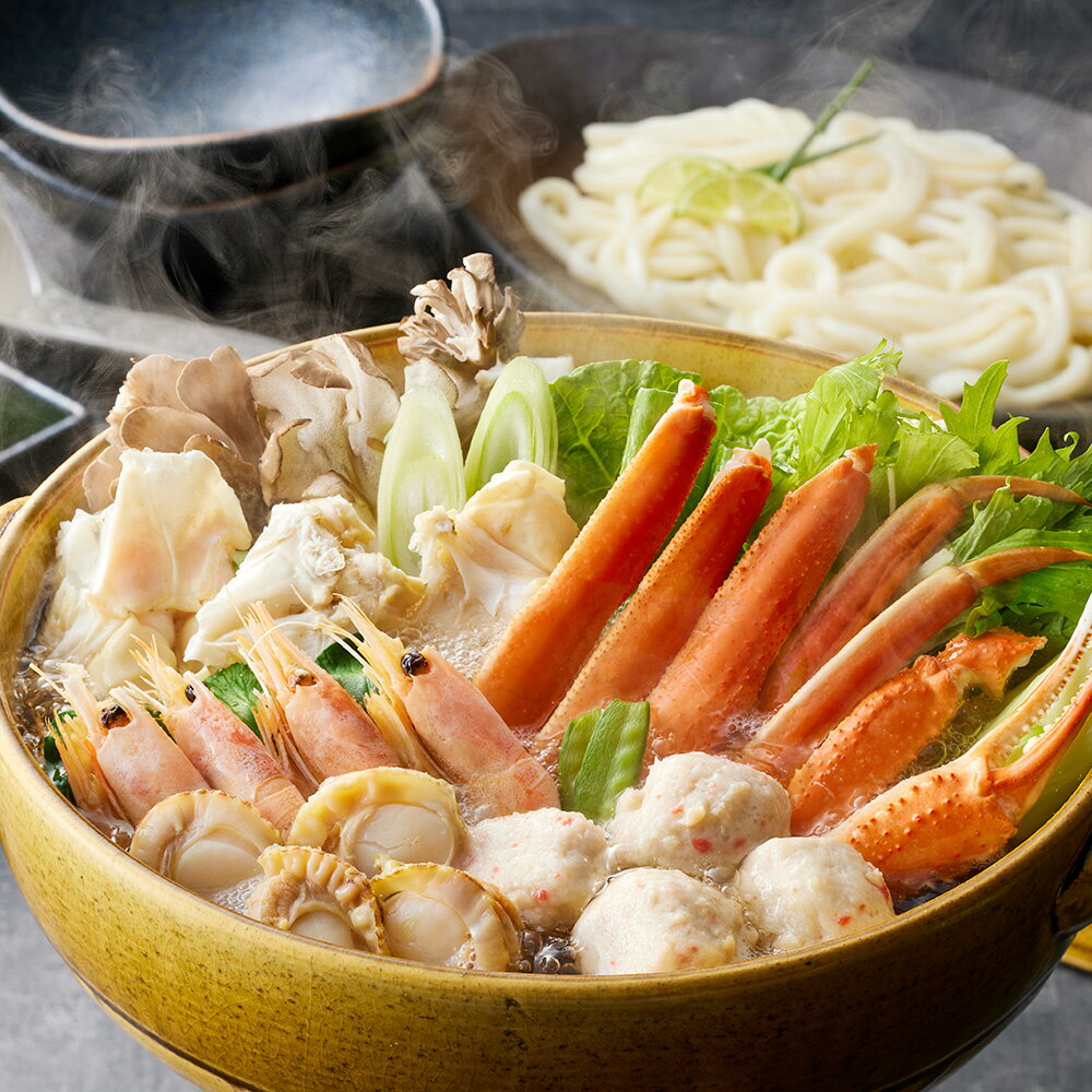 本ずわいがに使用 海鮮かに鍋 セット 3〜4人前 ズワイガニ 蟹.カニ かに 鍋 鍋セット かに鍋 蟹鍋【送料無料】 / お取り寄せ 通販 プレゼント ギフト ...