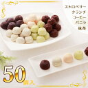 【パンダ対象】横濱浪漫館 チョコアイスボール セット 5種計50個 アイスクリーム アイス チョコレート いちご【送料無料】/ お取り寄せ 通販 プレゼント ギ...