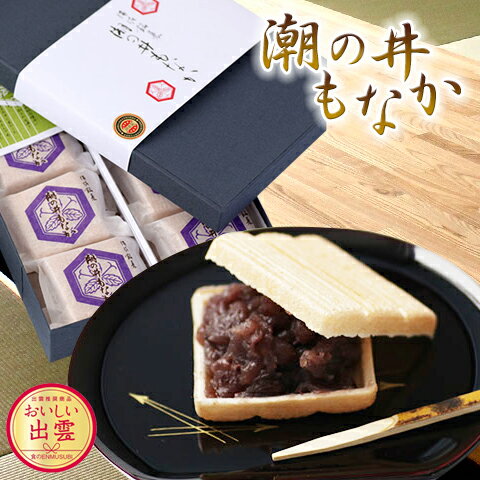 出雲市銘菓 和菓子 潮の井もなか 8ヶ入【送料無料】/ お取り寄せ 通販 プレゼント ギフト 父の日 おすすめ /