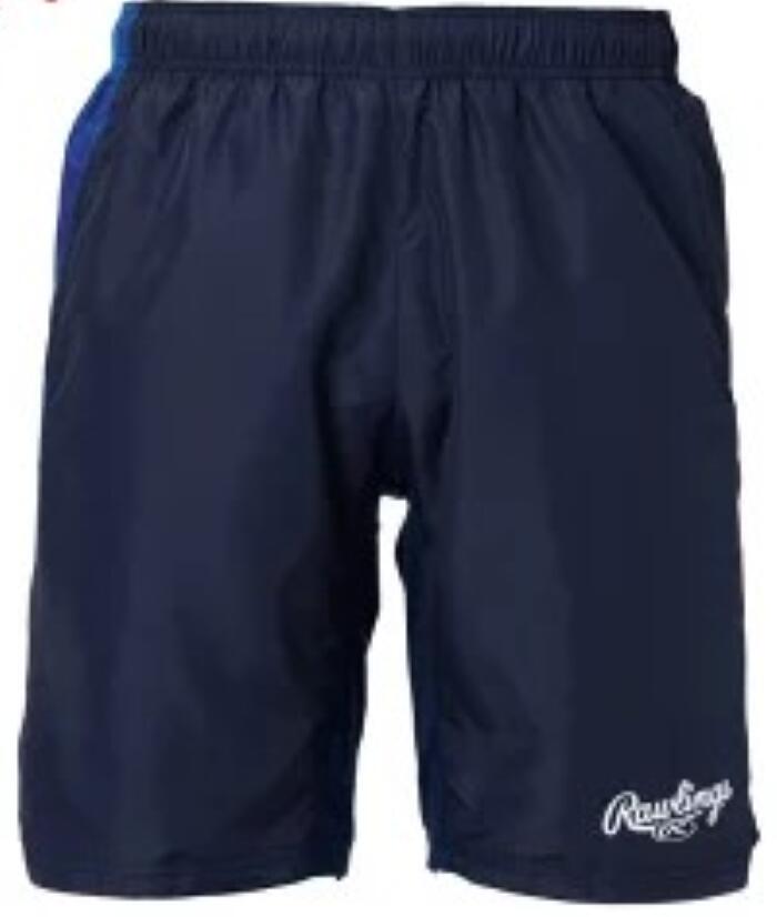 樂天商城 - 【ローリングス　RAWLINGS】 ハーフパンツ　AOP14S02　ネイビー　NAVY　L　胴囲79-85cm　ハーパン　野球　ソフトボール　ユニセックス