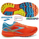 【ブルックス BROOKS】ランニング マラソン シューズ 靴 Ghost15 ゴースト15 BRM3933 オレンジ/ブルー 27.0